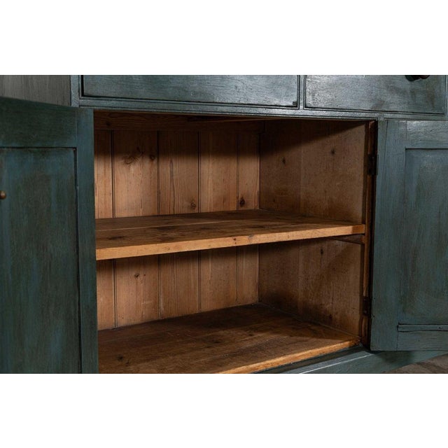 English Painted Pine Dresser Base, 1880s For Sale - Image 17 of 18