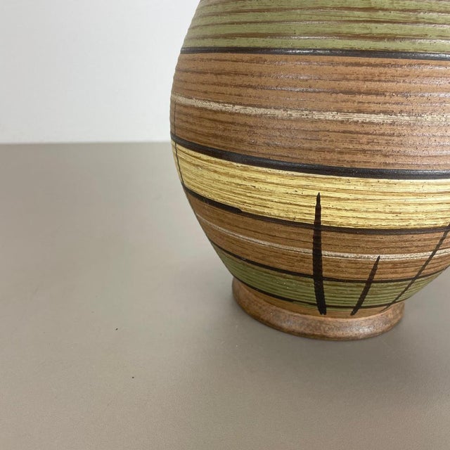 Ceramic Large Ceramic Pottery Floor Vase attributed to Dümmler & Breiden, Germany, 1950s For Sale - Image 7 of 18