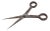 Folk Art Giant Metal Scissors Industrial Store Display Sign, circa 1950 For Sale