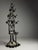 19th-century French coat rack. Cast iron coat rack. Originating from France, 19th century. Painted black with gilded...