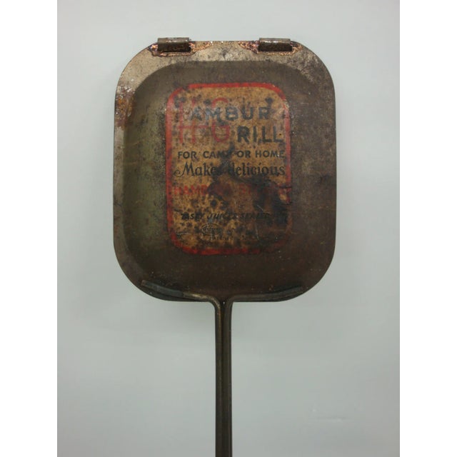 Mid 20th Century Retro Campfire Grill Tool Set Wall Art For Sale - Image 5 of 5