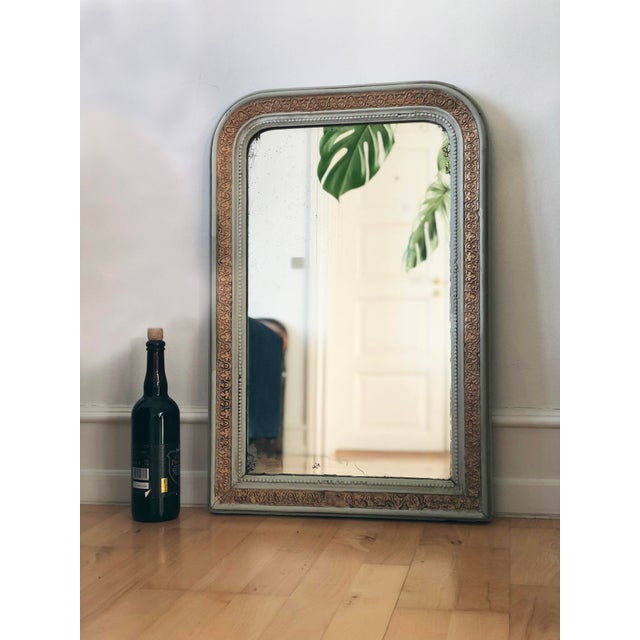 Late 19th Century Antique French Louis Philippe Mirror – Cream and Gold, Late 19th Century For Sale - Image 5 of 10