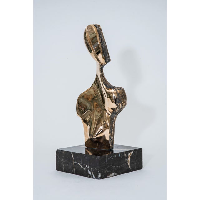 Vintage Antonio Kieff Bronze and Marble Figurative Male/ Female Sculpture Titled Tortura For Sale - Image 9 of 13