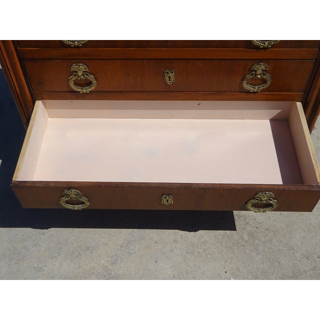 Chest of 4 Drawers in Light Wood, 1980s For Sale - Image 13 of 18