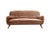 This elegant sofa by Berga Möbler is a remarkable example of Danish craftsmanship from the 1940s. with its curved...