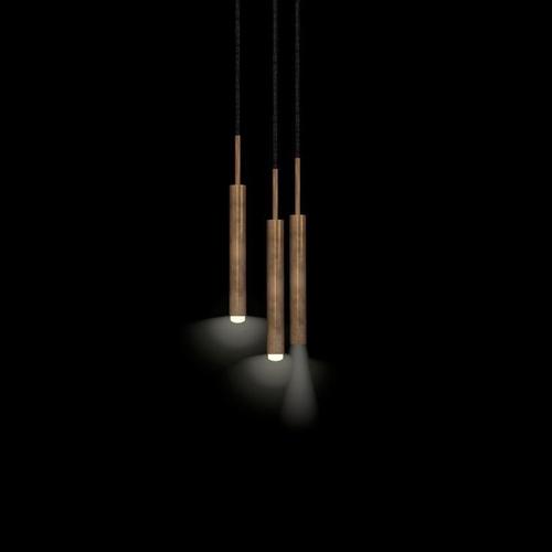 Black Brass STAV 3 Ceiling Lamp by Johan Carpner for Konsthantverk For Sale - Image 9 of 11