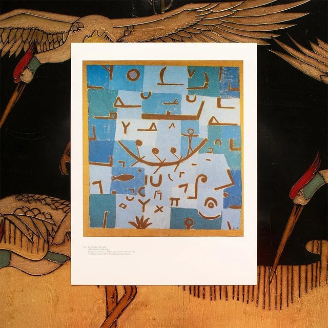 Contemporary 1989 After Paul Klee "Legend of the Nile", Full-Color Print From France For Sale - Image 3 of 8