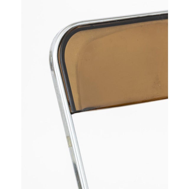 Giancarlo Piretti "Plia" Style Folding Chairs, 3 For Sale In New York - Image 6 of 9