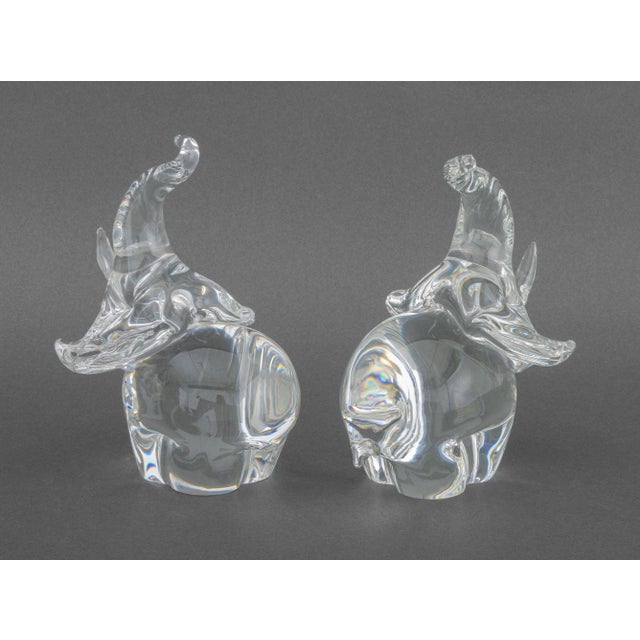 Late 20th Century Steuben Glass Animalier Sculptures, 5 For Sale - Image 5 of 18