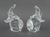 Late 20th Century Steuben Glass Animalier Sculptures, 5 For Sale - Image 5 of 18