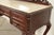 Alexander Roux Antique French Rococo Carved Mahogany and Marble Top Vanity Dressing Table With Mirror, Newly Refinished For Sale - Image 10 of 14