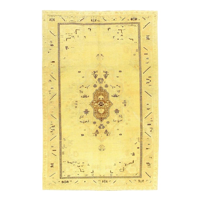 Pasargad Beige Antique Oushak For Sale