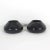 Width: 5 inches Height: 2.75 inches Vintage pair of black stone vases. I believe they are made of highly polished soap...