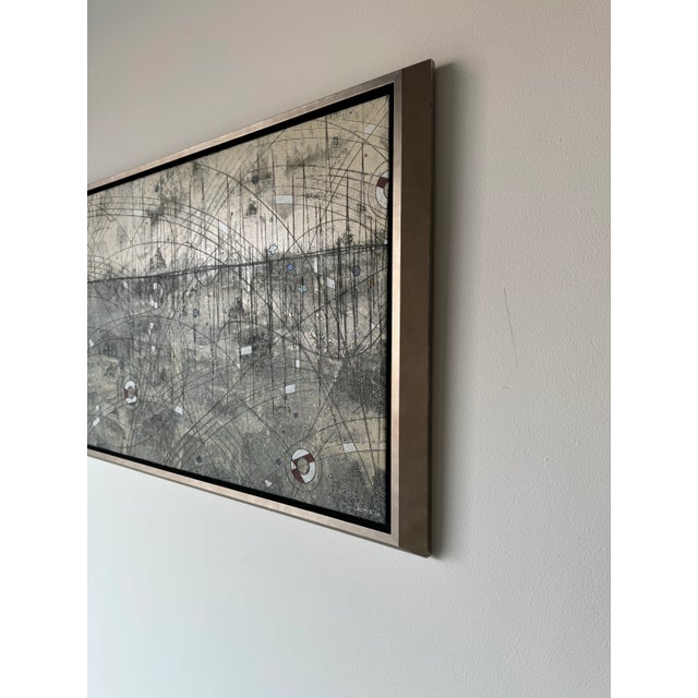 Erik Laffer American (1982 ) Abstract Oil on Canvas Painting/ Sold For Sale - Image 9 of 12