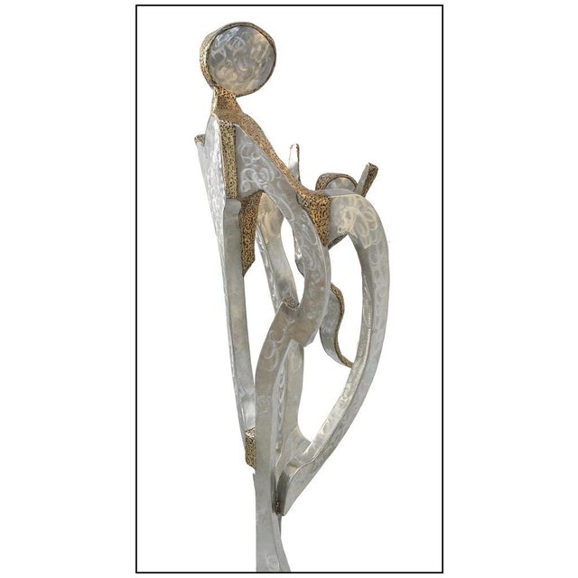 Abstract Mid 20th Century Mother and Child, Colbert Collins For Sale - Image 3 of 6