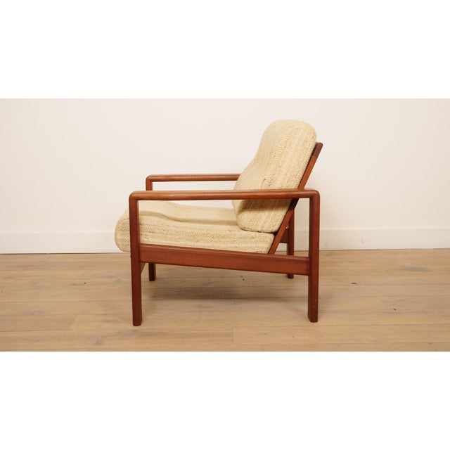 Vintage Teak Lounge Chair, 1960s For Sale - Image 4 of 15