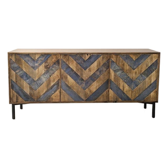 1990s Kaselstone One Unique 3 Door Credenza For Sale