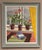 Original Swedish Oil on Panel – “Books and Blossoms” – Vintage & Framed – 91 × 77 cm (35.8" × 30.3") A mid‑20th‑century...