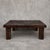 Details Mid Century Brutalist design Solid reclaimed timber construction Driftwood-style weathered plank top Sculptural...
