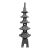 Vintage Lava Stone Garden Pagoda For Sale