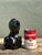 Ceramic Vintage Glazed Ceramic Bust of Man For Sale - Image 7 of 12