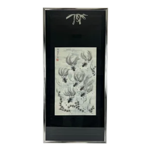 Mid 20th Century Framed Chinese Scroll