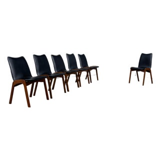 1960s Mid-Century Modern Walnut Dining Chairs by Chet Beardsley For Sale