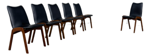1960s Mid-Century Modern Walnut Dining Chairs by Chet Beardsley