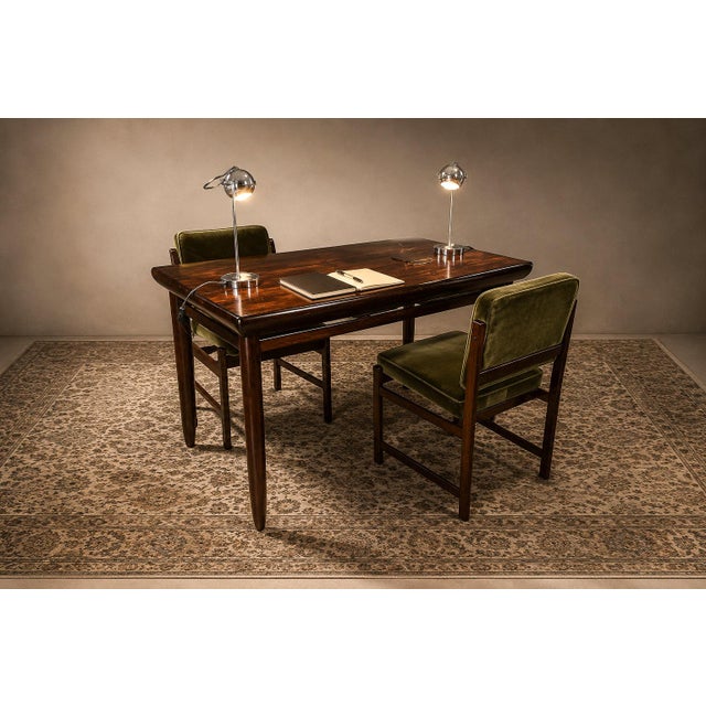 Brazilian Modern Rectangular Table in Rosewood, Jorge Jabour, 1960s For Sale - Image 13 of 15