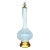 Vintage Regency Glass Lamp After Murano For Sale