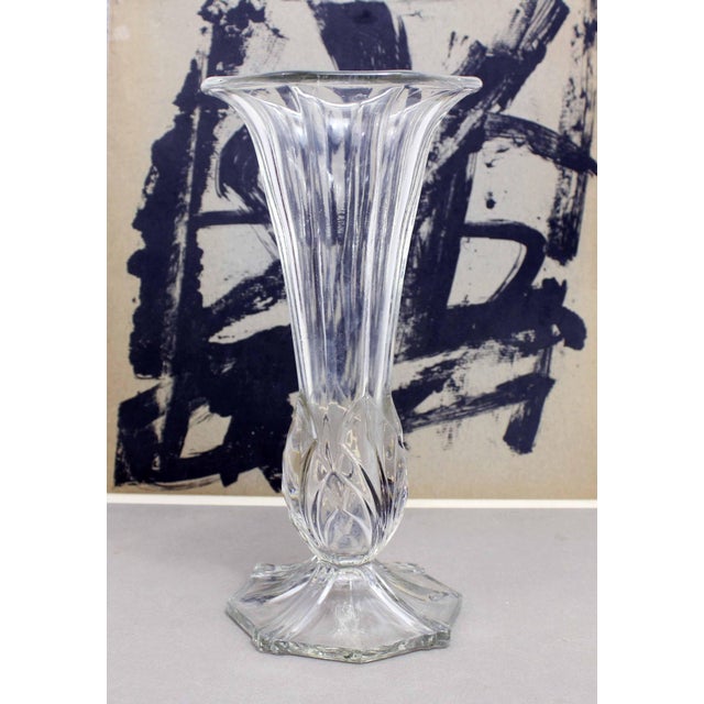 Art Deco Vase in Glass, 1930s For Sale - Image 10 of 11