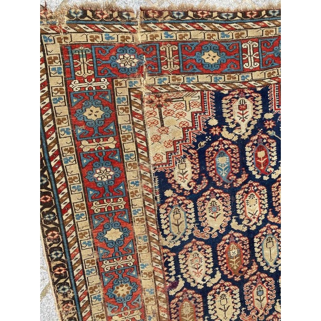 Antique Caucasian Chirwan Rug For Sale - Image 6 of 18