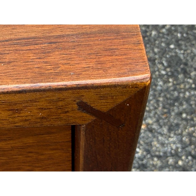 Vintage Mid-Century Modern Walnut Credenza / Dresser For Sale - Image 12 of 12