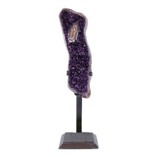 Amethyst Crystal Cluster on Stand For Sale