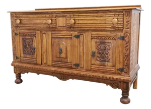 Mid-20th century Virginia House Carved Oak Sideboard