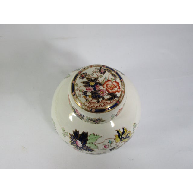 Vintage Mason's English Ironstone Ginger Jar For Sale - Image 6 of 11