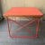 Mid-Century Modern Eames Ltr Mid-Century Modern Red Wire Base Table For Sale - Image 3 of 7