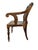 Pair of Caned & Carved Wood Arm Chairs For Sale - Image 10 of 18