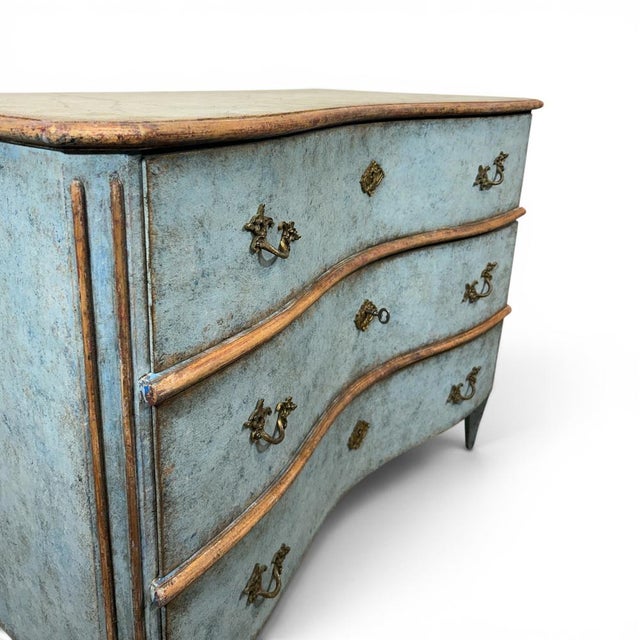 Swedish Neo-Rococo Chest of Drawers, 1890s For Sale - Image 4 of 8