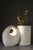 Brutalist Mid-Century Modern Brutalist Carved Stone Lamp with Vase, 1970s For Sale - Image 3 of 13