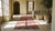 A Greek Key Pattern in a Salmon Background Color Antique Chinese Ningxia Pillar Rug For Sale In New York - Image 6 of 8