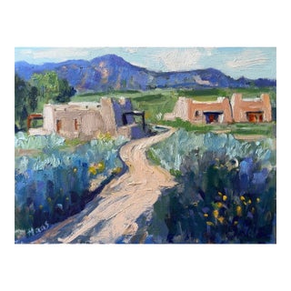 Expressionist Southwest Oil Painting Landscape For Sale