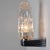 Vintage Chrome and Clear Glass Sconce, 1960 For Sale - Image 4 of 18