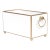Modern Transitional Style Rectangular Cachepot For Sale