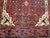 Vintage Persian Bidjar Rug, Hand-Knotted Wool, Herati Geometric Pattern, Red & Ivory, 5x8 For Sale - Image 14 of 16