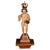 Spanish Colonial Artist, Niño Jesús Salvador del Mundo Sculpture, 17th Century, Wood For Sale - Image 8 of 8