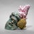 Impossible Things #16 by Dana Younger | Resin, Acrylic Sculpture of a face with coral elements For Sale