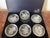 Vintage Crystal Coasters from Val Saint Lambert, 1970s, Set of 6 For Sale - Image 6 of 11