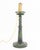 Mid-Century Modern Green Painted Turned Wood Candlestick Lamp For Sale In New York - Image 6 of 6