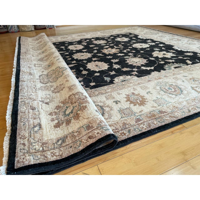 Textile Persian Ziegler Sultanabad Rug for Bedroom For Sale - Image 7 of 10